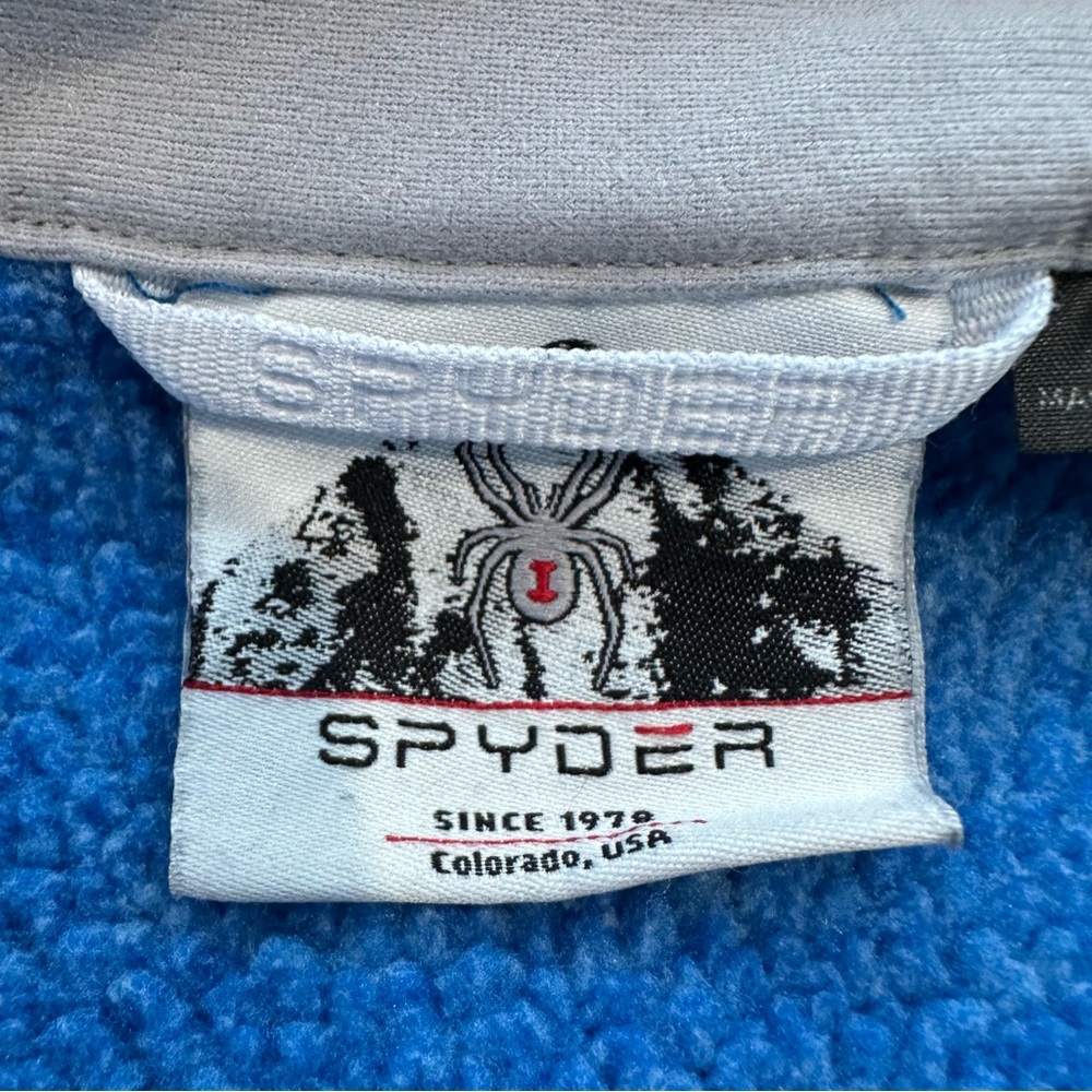 Spyder soar small Women's Blue Fleece Jacket - Picture 12 of 15